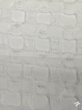 Madison Park Arlo White Shower Curtain 72x72 – New
